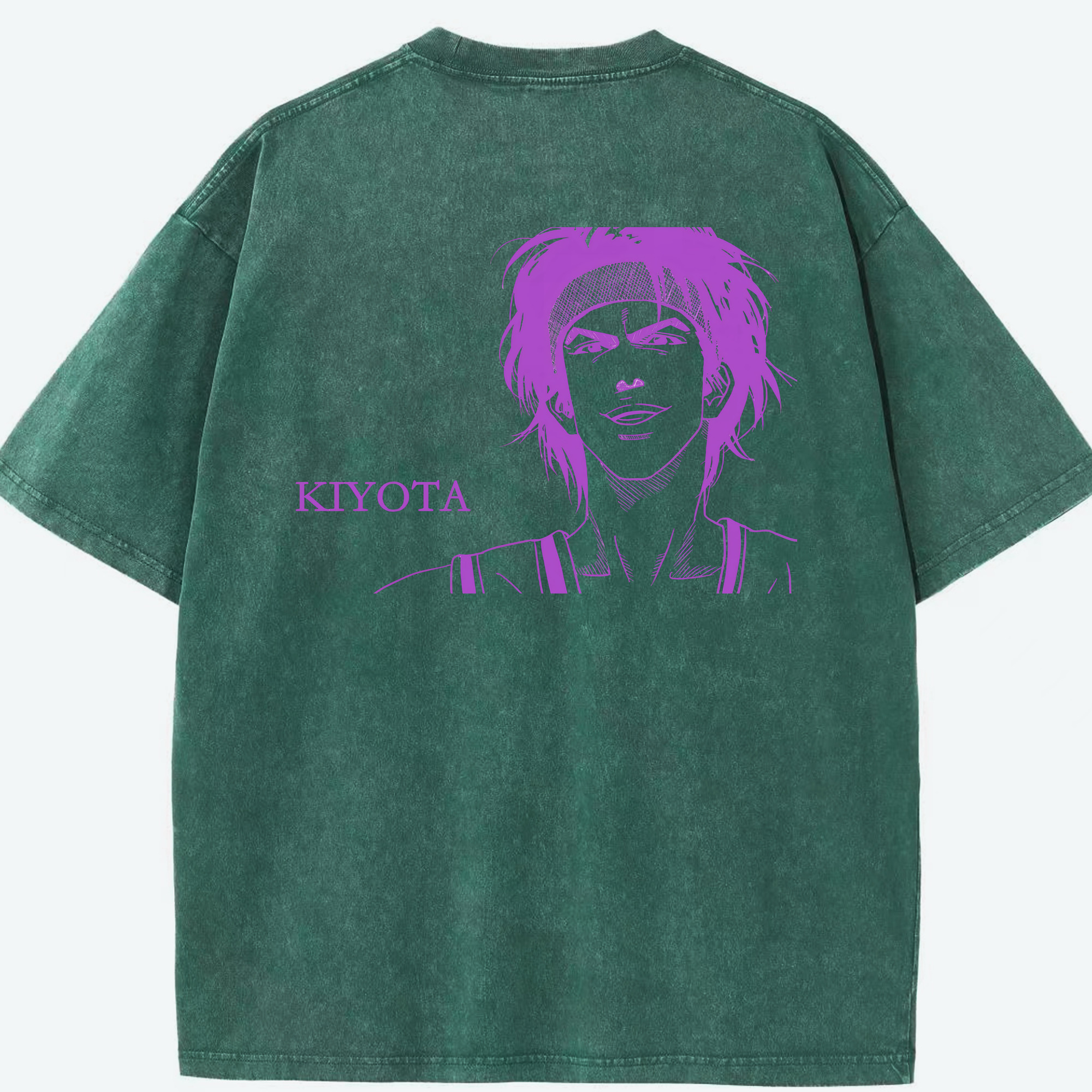 （画像用） SLAM DUNK／スラムダンク 綿100% ヴィンテージ風 半袖Tシャツ（背面プリント）